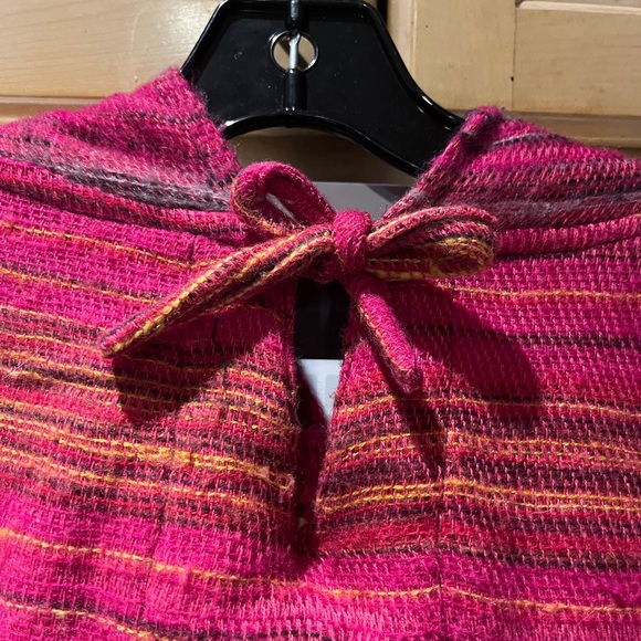 Hooded colorful poncho with hood - Picture 2 of 5